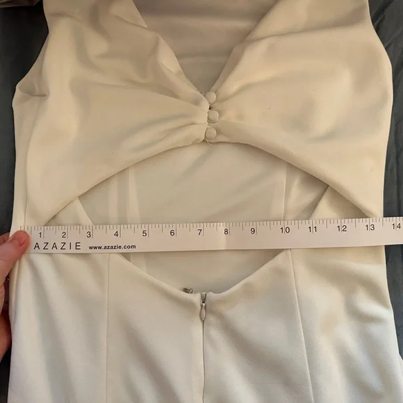 BHLDN Misty Wedding White Dress. Size 10 - Picture 14 of 15